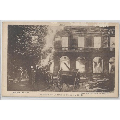 Lille - Incendie de la Marie le 21 avril 1916